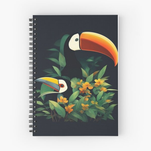 Item preview, See this beautiful family of toucans, these animals are very common in the Brazilian forests, this family can be in your wardrobe, you can buy it now and have this beautiful print in your home. designed and sold by Animalissima.