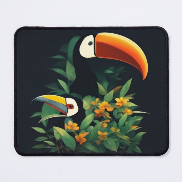 Item preview, See this beautiful family of toucans, these animals are very common in the Brazilian forests, this family can be in your wardrobe, you can buy it now and have this beautiful print in your home. designed and sold by Animalissima.