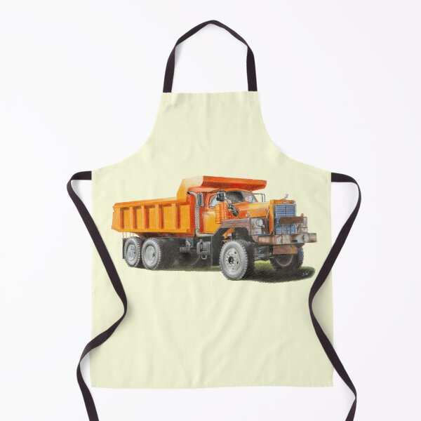 Item preview, Orange Dump Truck (light yellow) designed and sold by SandraWarmerdam.