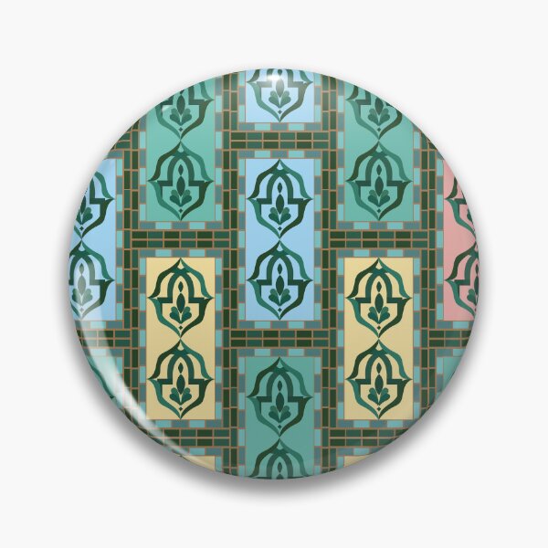 Item preview, Abstract geometric tessera of the Alhambra in Granada Nasrid art designed and sold by Sock Garden.