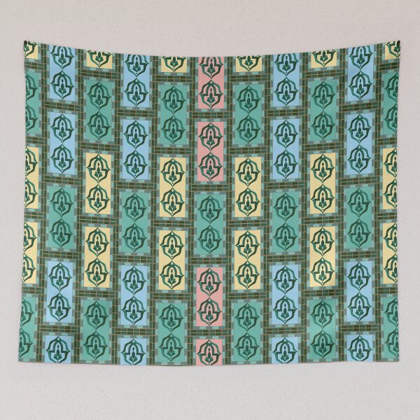 Item preview, Abstract geometric tessera of the Alhambra in Granada Nasrid art designed and sold by Martapp.