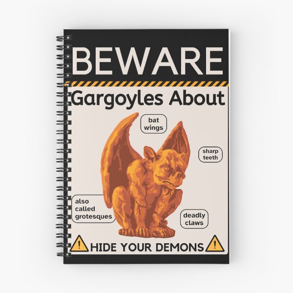Item preview, Beware Gargoyles About designed and sold by Unhinged Heather.