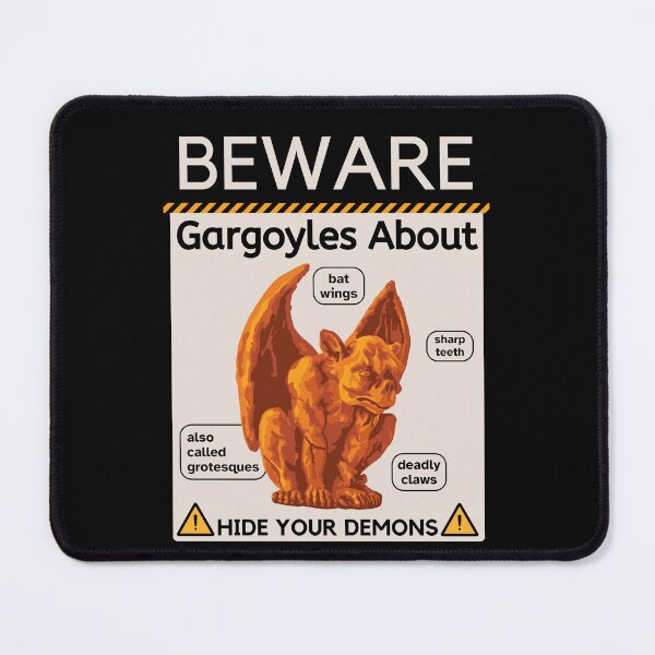 Item preview, Beware Gargoyles About designed and sold by Unhinged Heather.