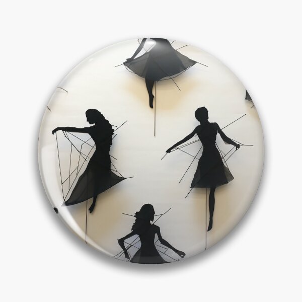 Item preview, Graceful Dancers: Silhouettes Balancing on Delicate Threads designed and sold by midmonty.