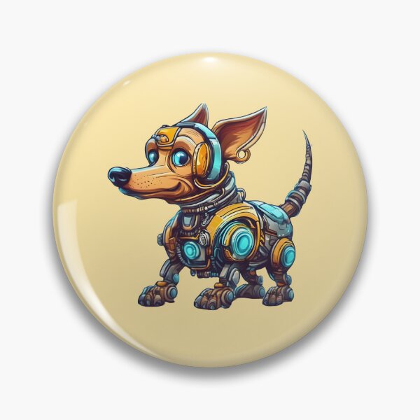 Item preview, future dog designed and sold by SketchysDESIGNS.