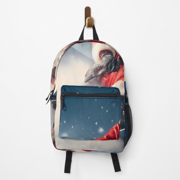 Item preview, Santa Claus Skiing Down a Mountain designed and sold by Only-4u.