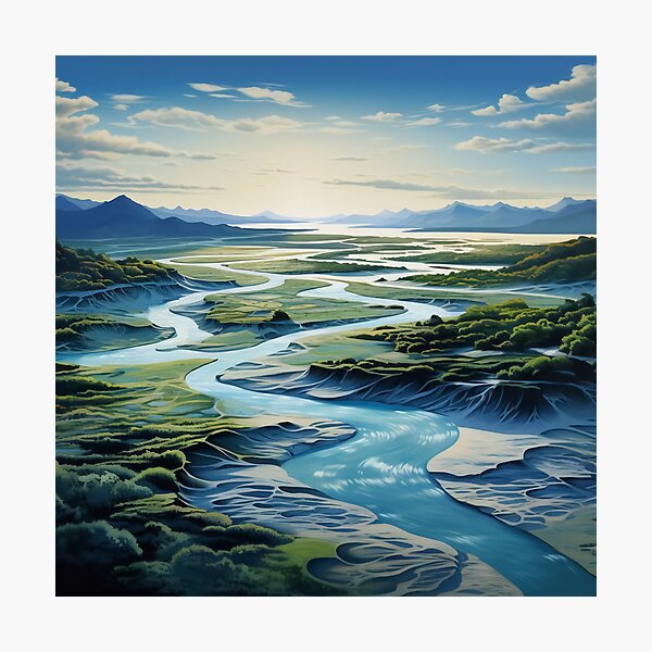 Item preview, The scenery of river complexity  designed and sold by EternityLoves.