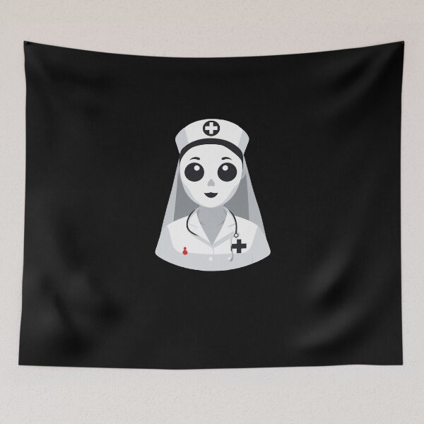 Item preview, Mysterious Spooky Ghost Nurse designed and sold by Ridaelb.