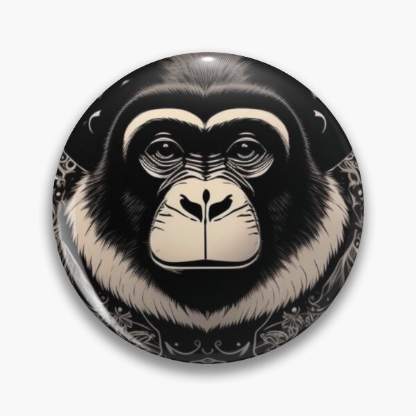 Item preview, Cute monkey print in cartoon style. designed and sold by Animalissima.