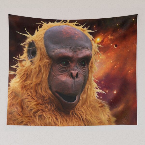 Item preview, Alien Ape from Outer Space  designed and sold by heatherfriedman.