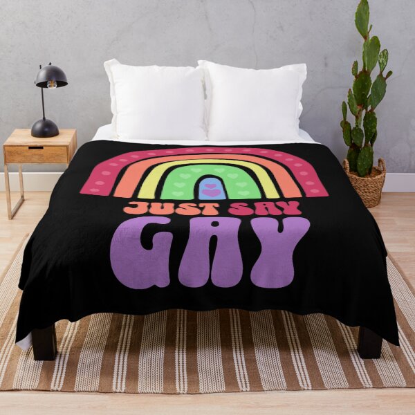 Item preview, Just Say Gay Boho Queer Rainbow Pride designed and sold by PUFFYP.