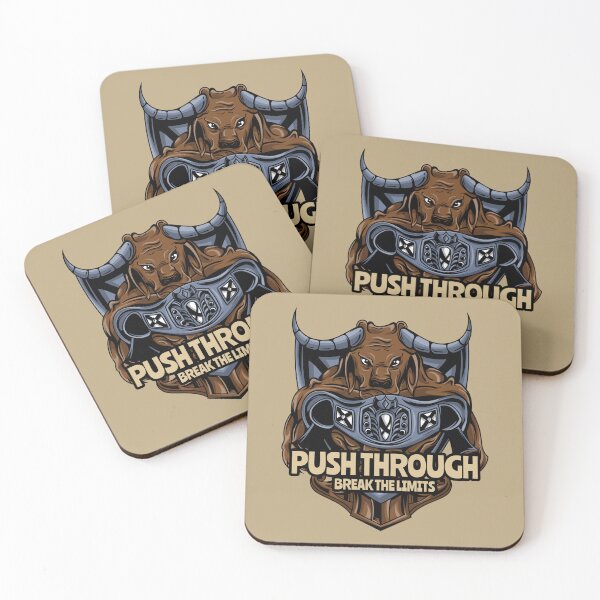 Item preview, Angry Buffalo Push Through, Break The Limits Boxing Quote designed and sold by kcaandwu.