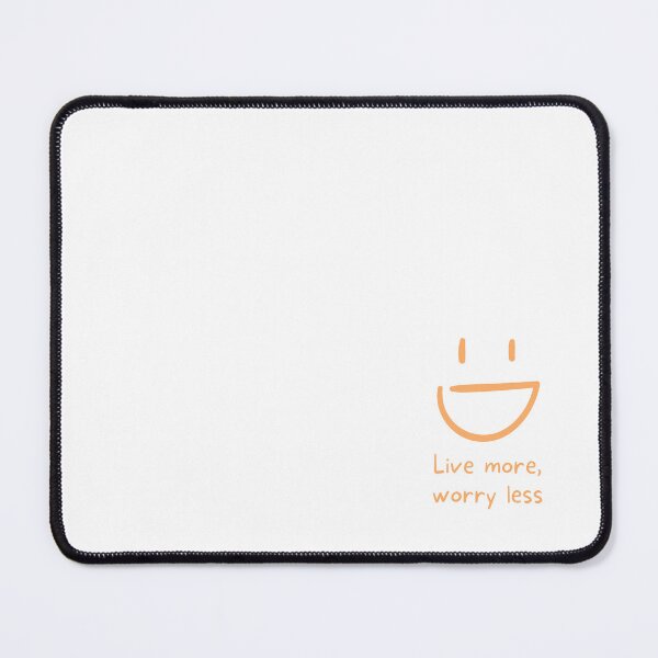 Item preview, Live more, worry less - Mug and other designed and sold by PandaPlanner.