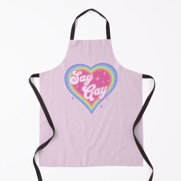 Item preview, Say Gay Kids Retro Rainbow Heart LGBTQ Kawaii Cute Gay Pride designed and sold by PUFFYP.