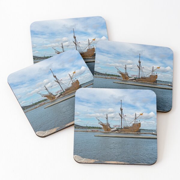 Item preview, Nao Santa Maria Visits Yorktown designed and sold by ShorelineImages.