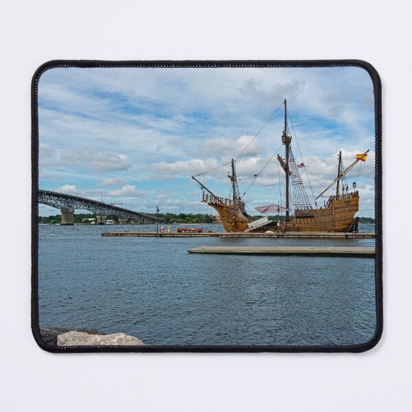 Item preview, Nao Santa Maria Visits Yorktown designed and sold by ShorelineImages.