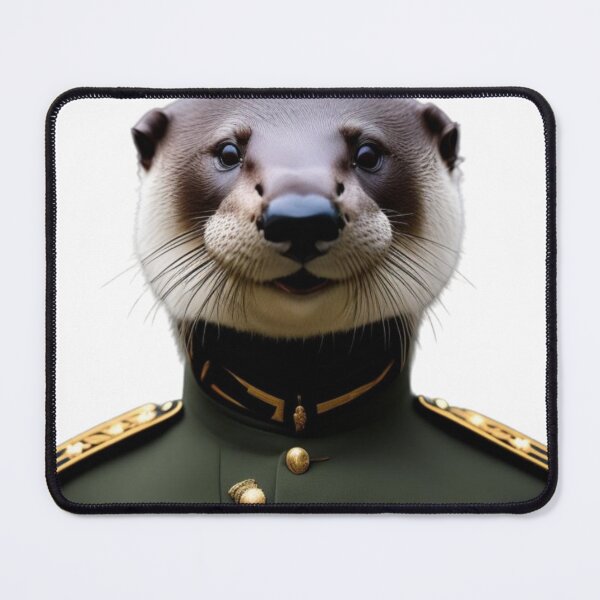 Item preview, I introduce you to Senhor Lontra, who is an animal from the Amazon rainforest, portrayed in a military uniform. designed and sold by Animalissima.