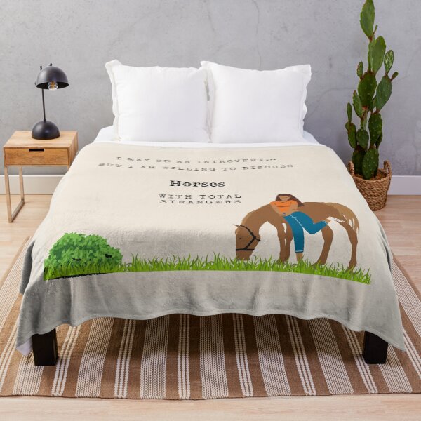 Item preview, I may be an introvert but…..horses designed and sold by scleverfarm.