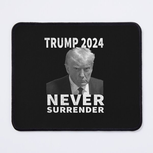 Item preview, Trump Mug Shot - Never Surrender -Trump 2024 Pro Trump designed and sold by ZANNIX.
