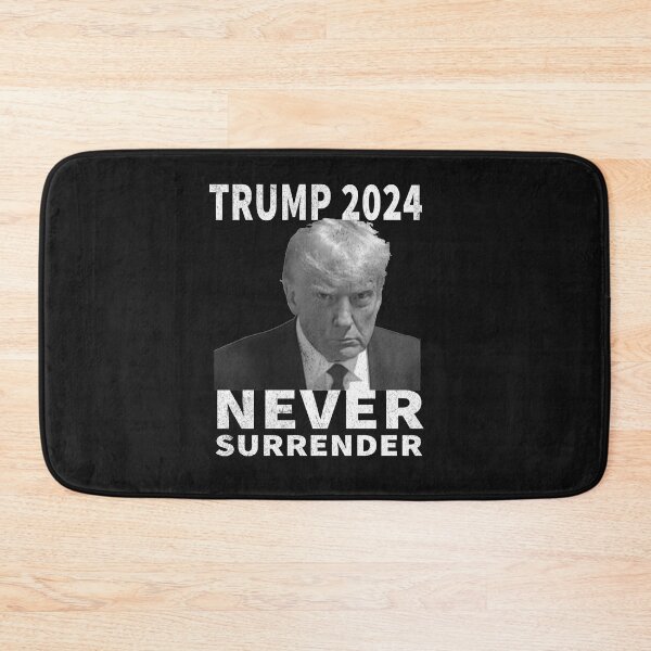 Item preview, Trump Mug Shot - Never Surrender -Trump 2024 Pro Trump designed and sold by ZANNIX.