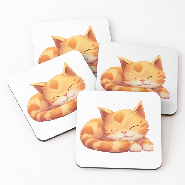 Item preview, Sleep Cute Orange Cat designed and sold by inaraya22.