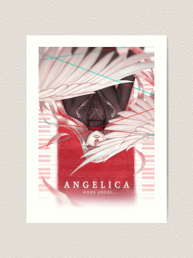 Angelica Angel Form - Lobotomy Corporation - Library of ruina Art Print  for Sale by EverydayFashion