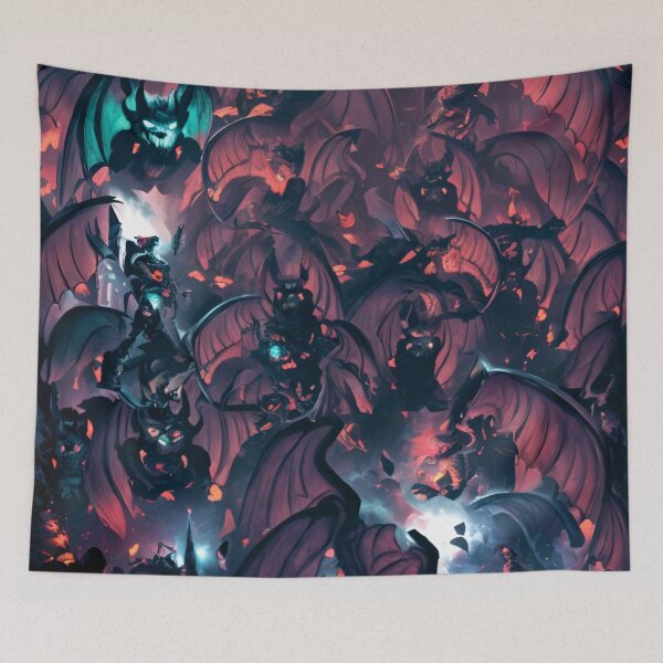 Item preview, Ethereal Dragons demons gargoyles and grotesques designed and sold by Glenbobagins.