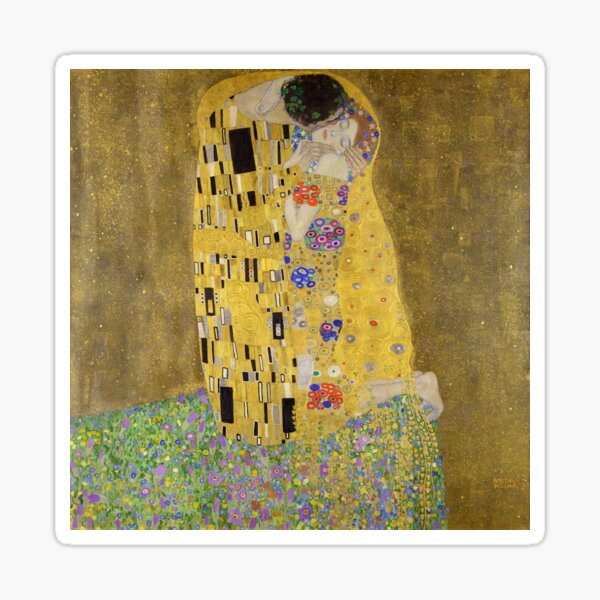 Aperçu de l'œuvre Le baiser - de Gustav Klimt, tableau célèbre créée et vendue par EmeraldeaArt.