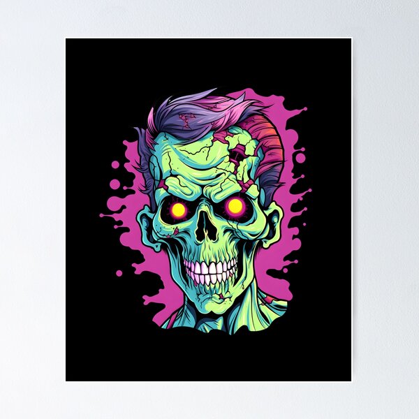 Item preview, Halloween scary zombie  designed and sold by Wickystickers.