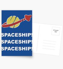 RAUMSCHIFFSRAUMSCHIFFSRAUMSCHIFF Postkarten