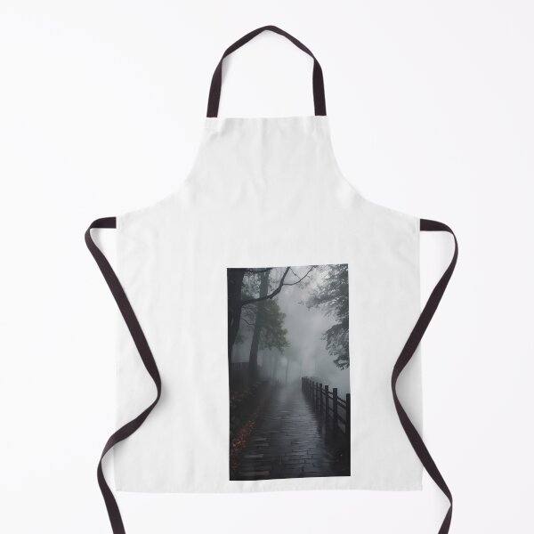 Item preview, a path in the middle of a foggy forest designed and sold by Dark Fantasy Store.