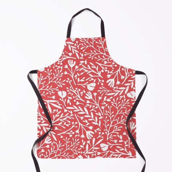 Item preview, Red and White Flowers and Berries designed and sold by JoniandCo.
