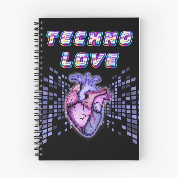 Item preview, techno love designed and sold by EmmisWorld.