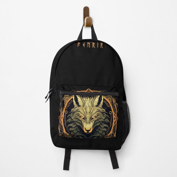 Item preview, Fenrir Nordic Wolf Loki Monstrous Vikings Lover Scandinavian designed and sold by Chmielayka.