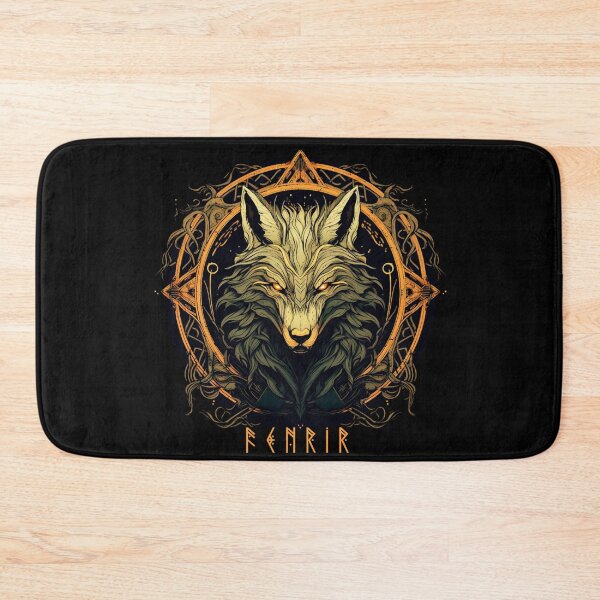 Item preview, Fenrir Nordic Wolf Loki Monstrous Vikings Lover Scandinavian designed and sold by Chmielayka.