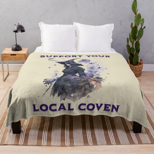 Item preview, Support your Local Coven Witchy Halloween designed and sold by PUFFYP.