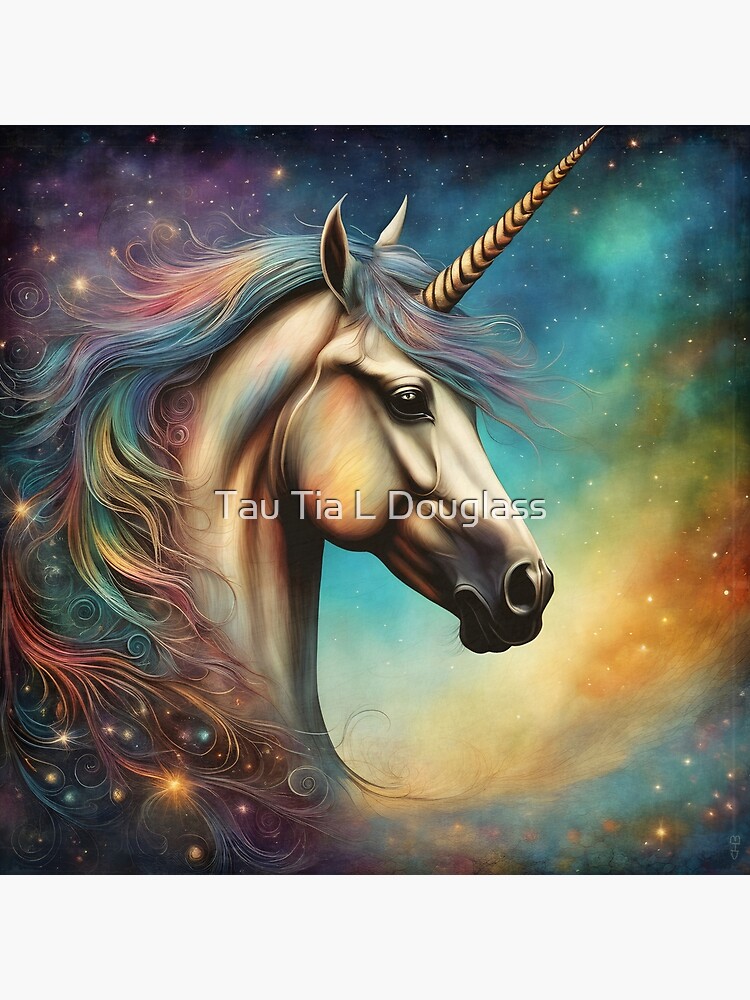 Magical Unicorn Art Board Print for Sale by Tau Tia L Douglass