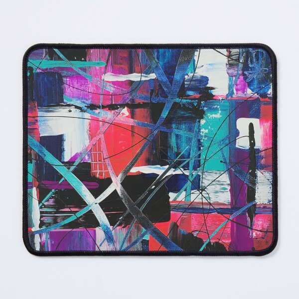 Item preview, JKalani Modern Purple and Blue Abstract Painting designed and sold by jkalani.