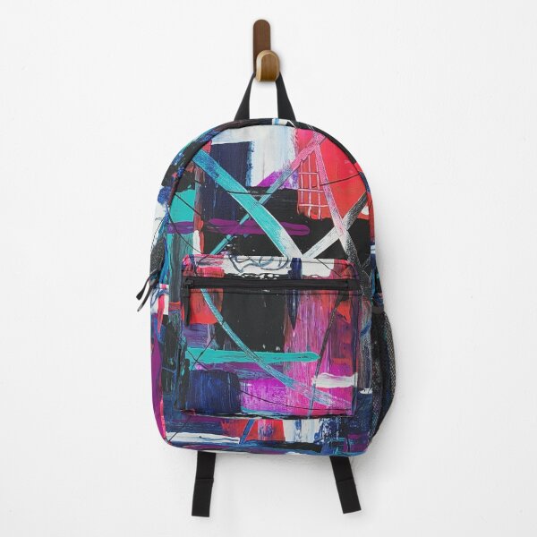 Item preview, JKalani Modern Purple and Blue Abstract Painting designed and sold by jkalani.
