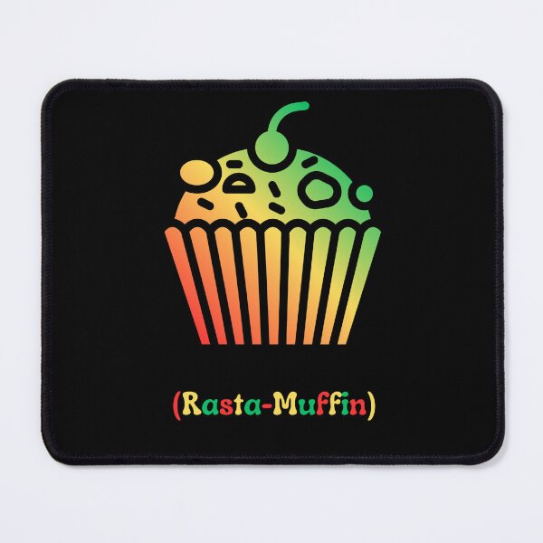 Item preview, Rasta-Muffin. Funny Red Gold Green Ragamuffin Muffin designed and sold by Rebel-Design.