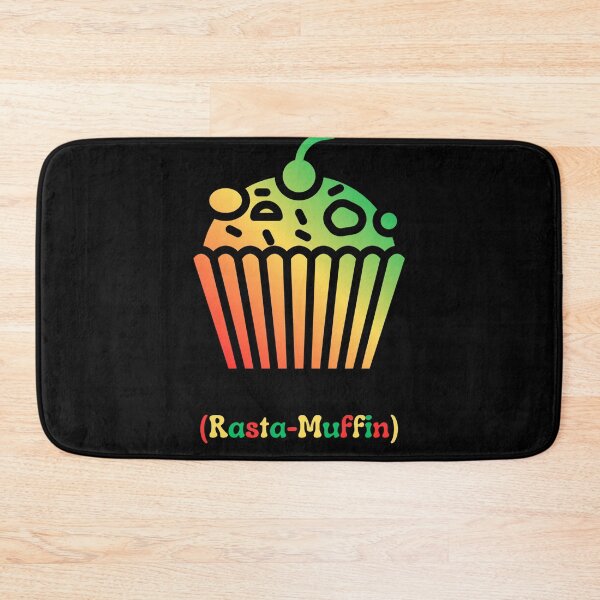 Item preview, Rasta-Muffin. Funny Red Gold Green Ragamuffin Muffin designed and sold by Rebel-Design.
