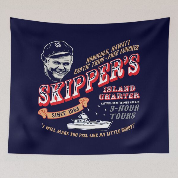 Item preview, Skipper's Island Charter Gilligan's Island designed and sold by Alema Art.