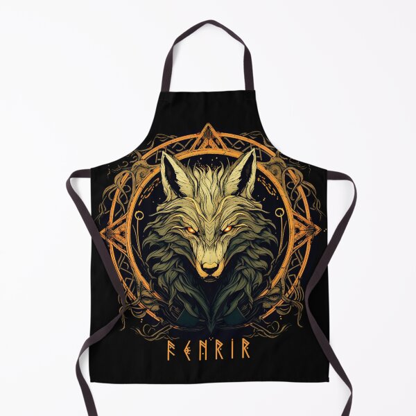 Item preview, Fenrir Nordic Wolf Loki Monstrous Vikings Lover Scandinavian designed and sold by Chmielayka.
