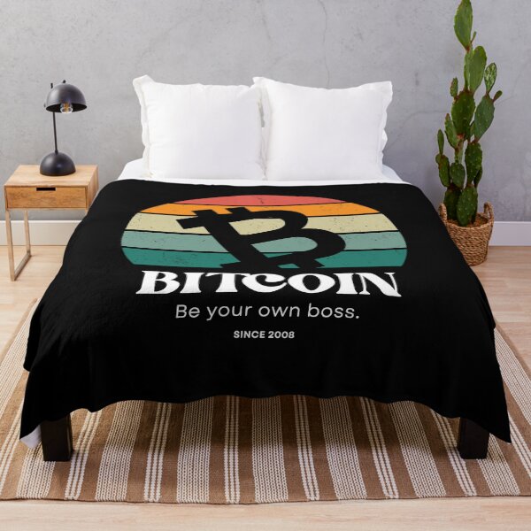 Item preview, Vintage - Be your own boss - Bitcoin Logo designed and sold by GetCryptoSwag.