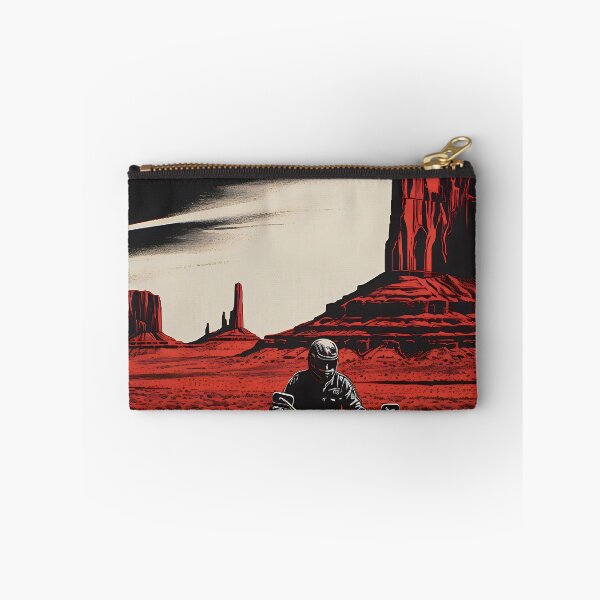 Item preview, Monumental Ride: Man and Motorbike in Linocut designed and sold by Acadorim.