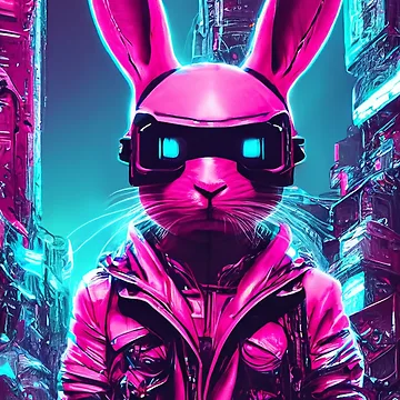 Artwork thumbnail, Cyber Rabbit by mag0215
