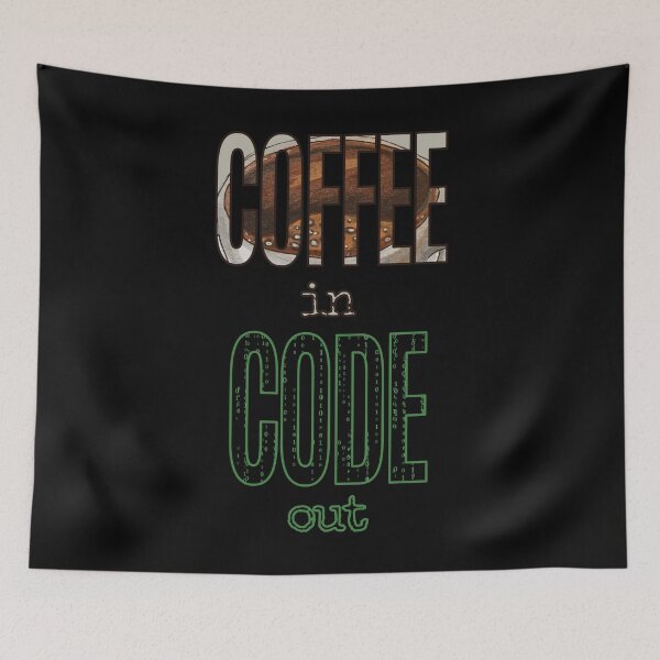 Item preview, Coffee in Code out - DSP designed and sold by DSP Designs.