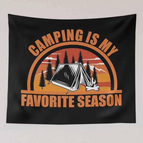Item preview, Funny camper sayings jokes quotes about camping campfire humor designed and sold by Alexaltay.