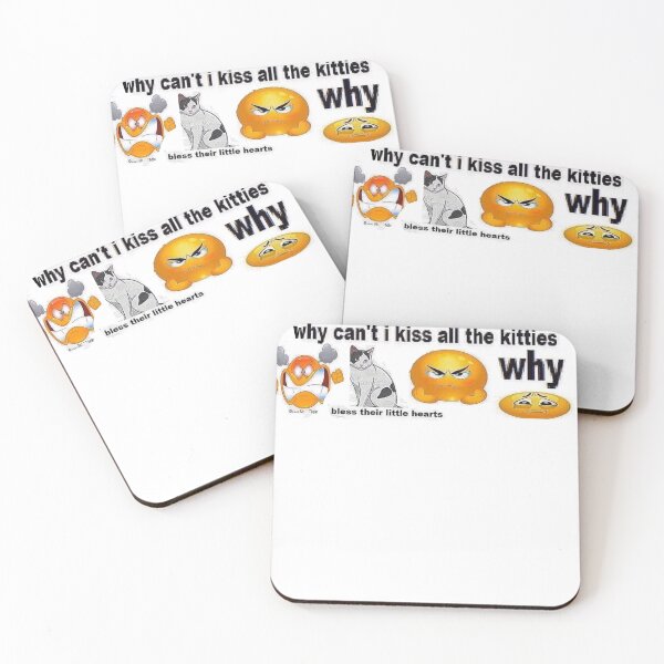 Item preview, Why Can't I Kiss All The Kitties Bumper Sticker designed and sold by casserolestan.