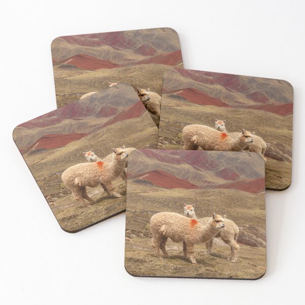 Item preview, Alpacas Red Valley designed and sold by WEFEELART.